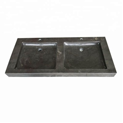 Samistone 1320*600*100mm Stone Basin Natural Blue Lime Stone Wash Basin For Bathroom