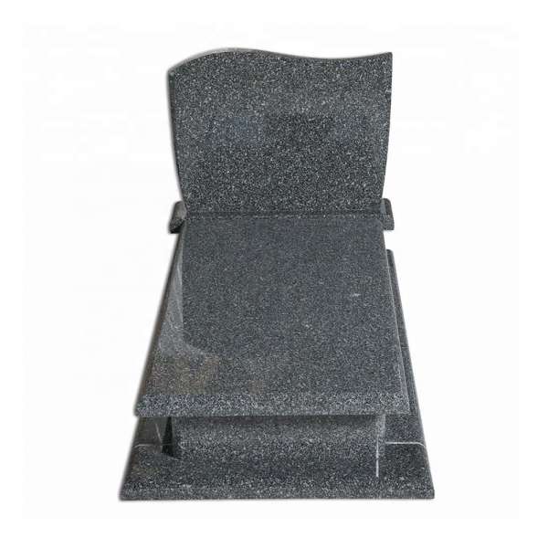 Samistone Modern Polished Granite Flat Shape Tombstone Slabs Design Headstone Prices