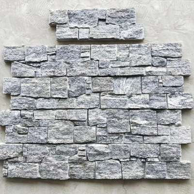 Samistone Cheap Grey Nero Santiage Granite Wall Cladding Cement Stone Panel