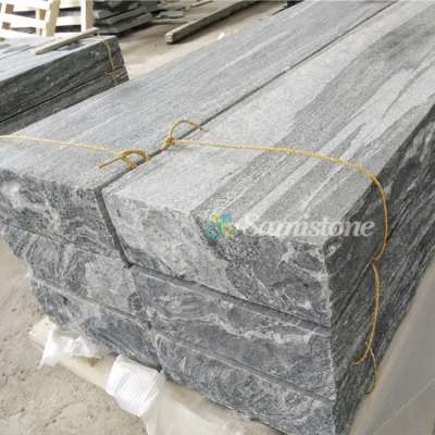 Samistone Natural Garden Grey Nero Santiago Granite Stairs Steps Price Collection